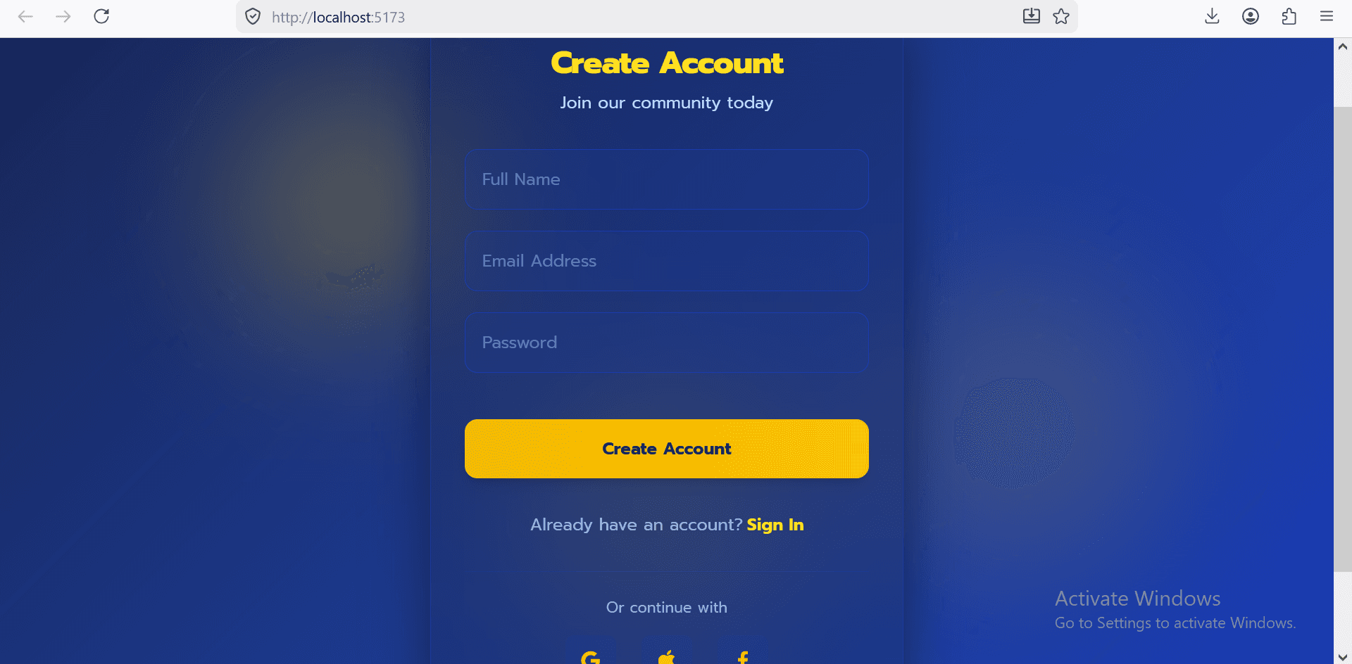 Account Flow