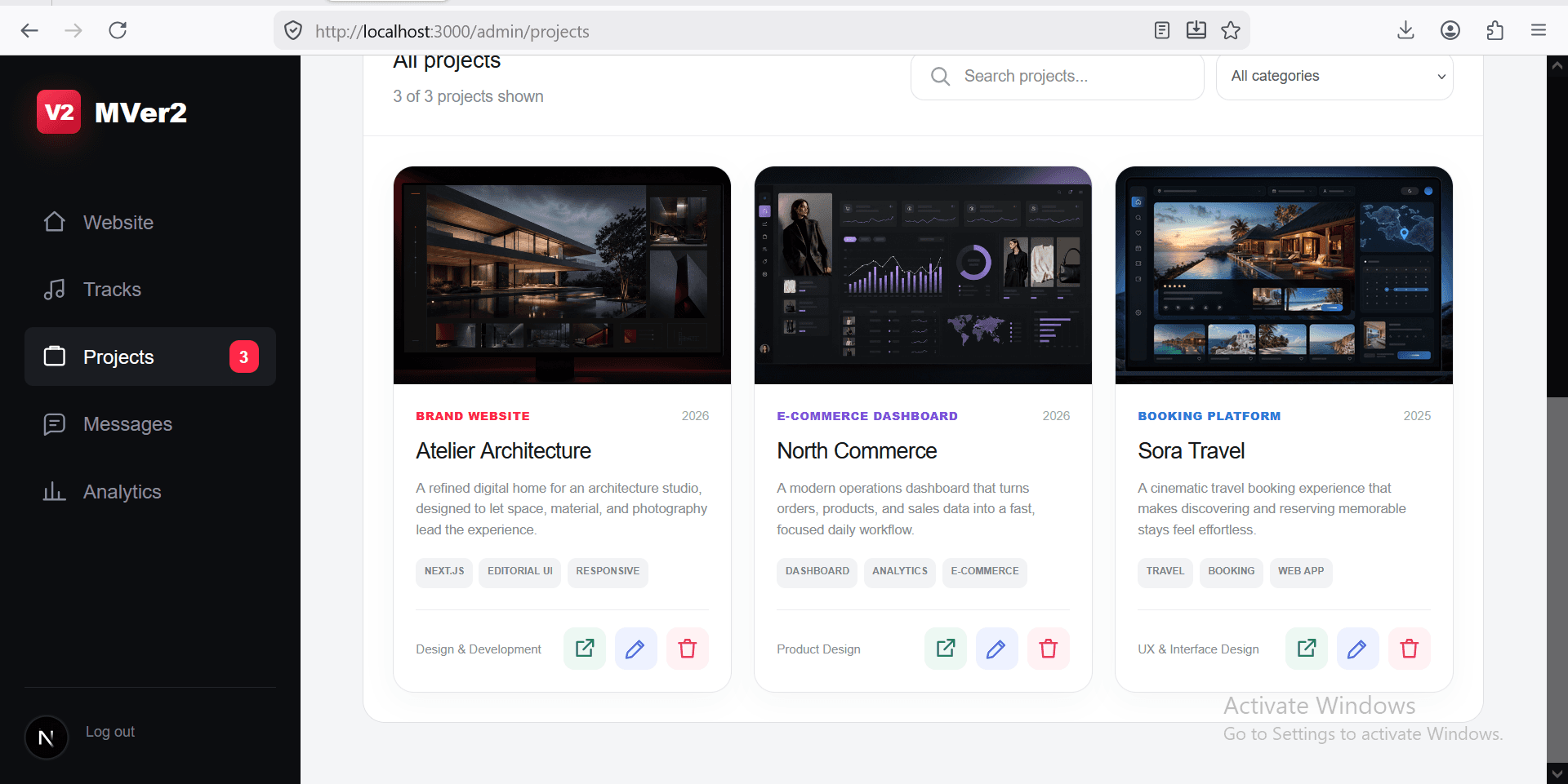 Portfolio CMS